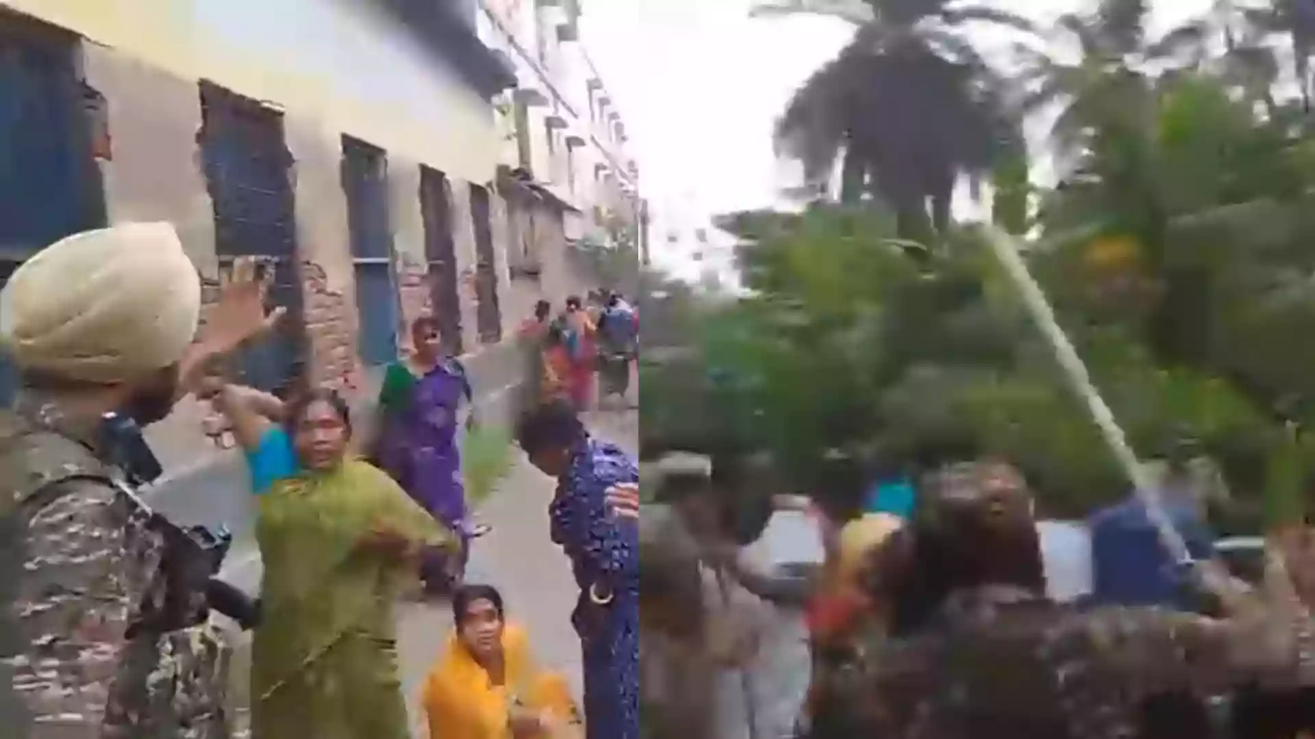 Trinamool complains CRPF lathi charge on women voters in Falta to frighten away