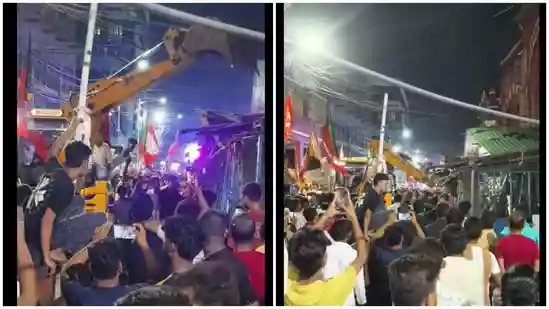 TMC alleges bulldozer action at party office by BJP supporters after Bengal win