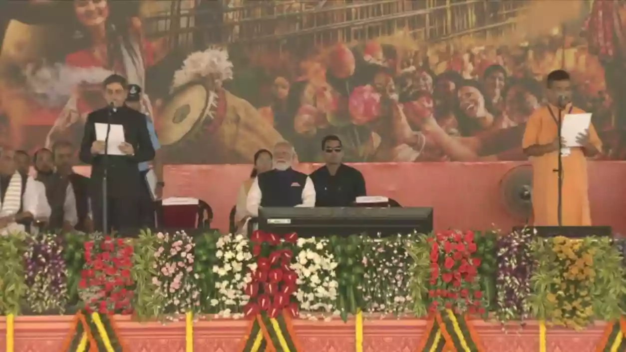 Suvendu Adhikari takes oath as BJP’s first Bengal CM in presence of PM Modi, and NDA CMs at historic Brigade ground