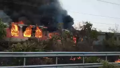 Rajdhani Express bursts into flames, more than 60 passengers rescued