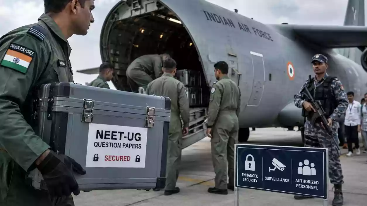 IAF to transport NEET-UG 2026 question papers as NTA tightens security for June 21 re-exam