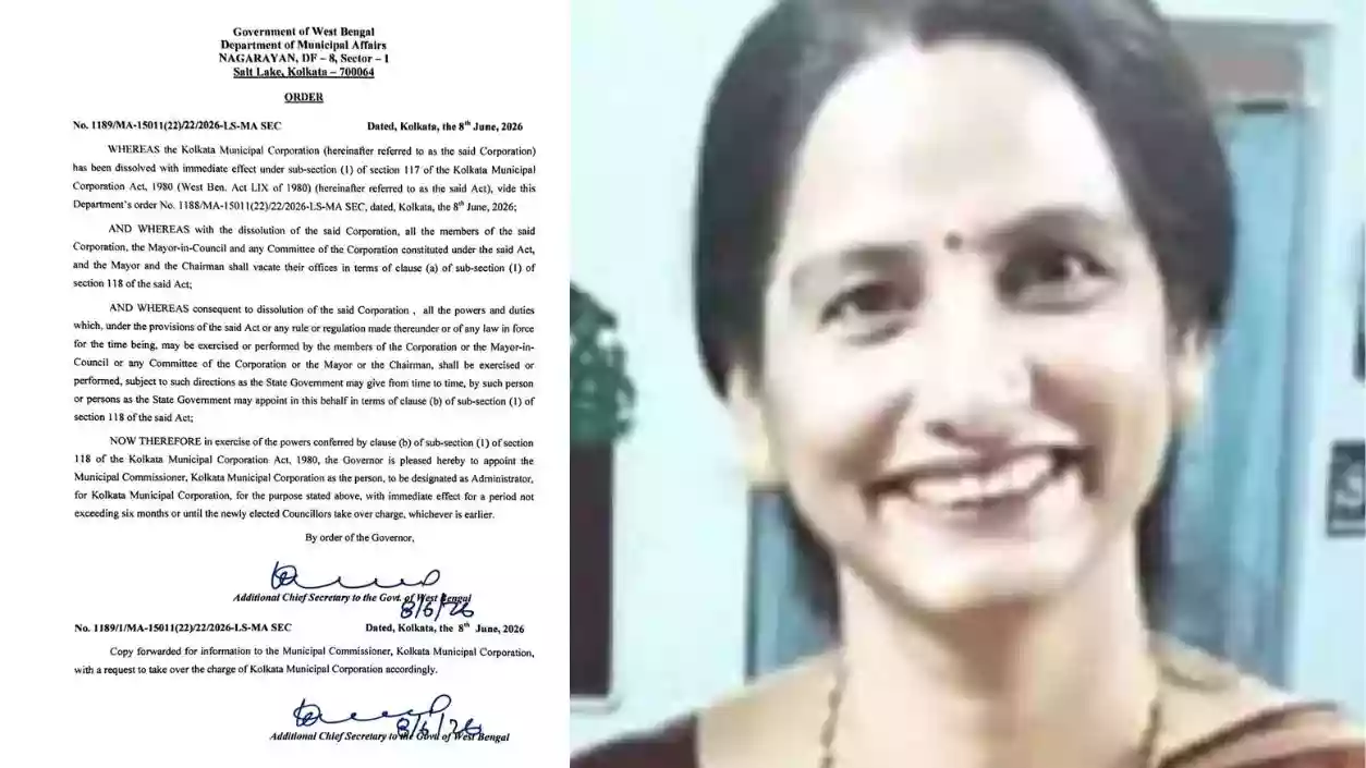 Kolkata Municipal Corporation board dissolved, Smita Pandey takes charge as 'administrator'