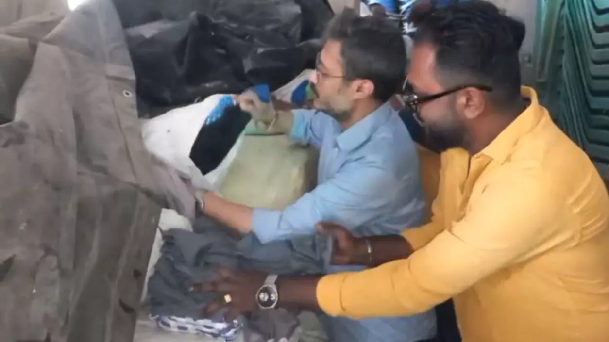 Tarpaulins, clothing and Gangasagar Mela items from Sree Bhumi Sporting Club