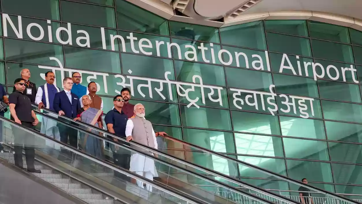 Commercial flight operations begin at Noida International Airport in Jewar