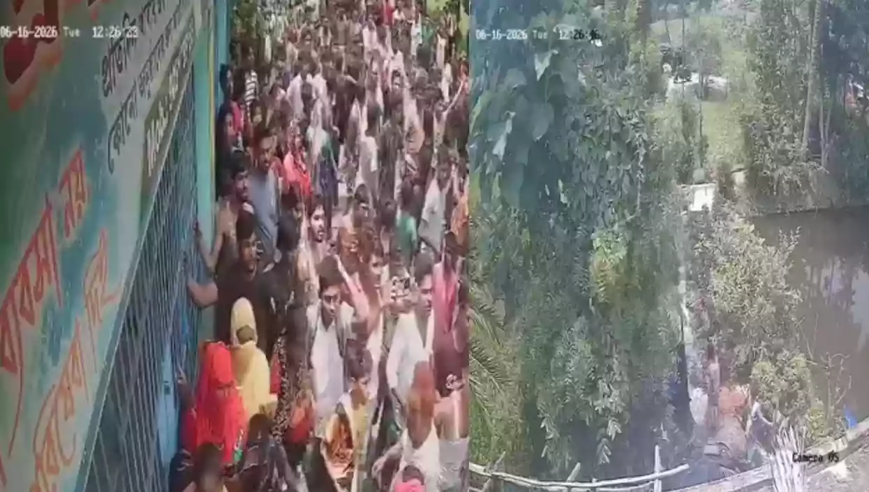 Crowd gathers outside Falta police station seeking Jahangir Khan’s release