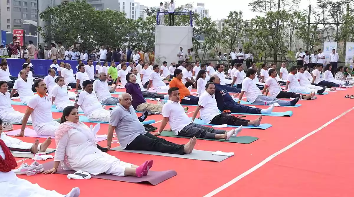 Attendance at Yoga-event 