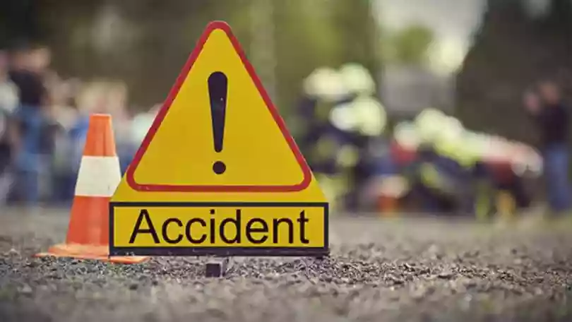 Man loses leg as out-of-control dumper rams him and a flyover pillar