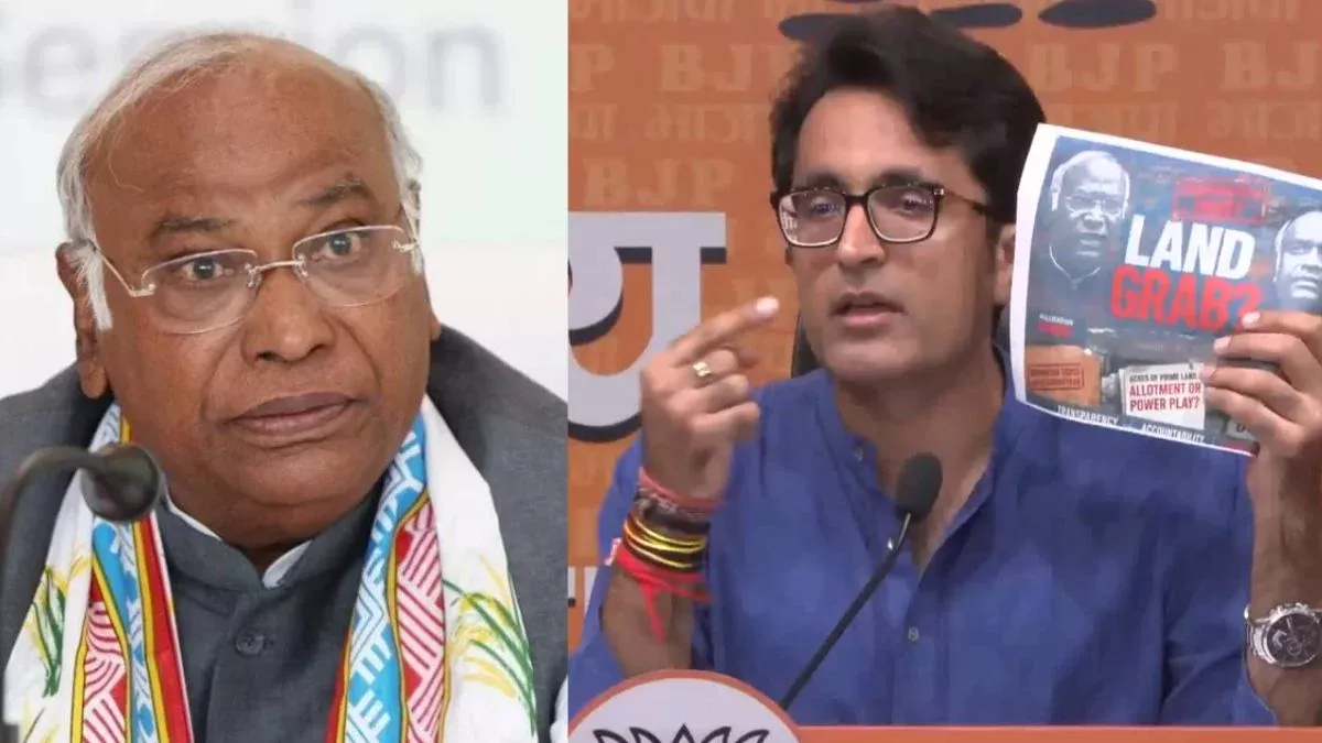 भाजपा ने मल्लिकार्जुन खरगे पर कर्नाटक में 19 एकड़ सरकारी जमीन हड़पने का लगाया आरोप