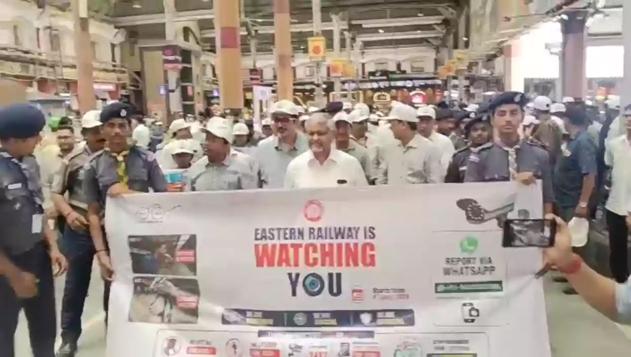 'Eastern Railway Is Watching You' campaign launched to promote cleanliness at stations and trains