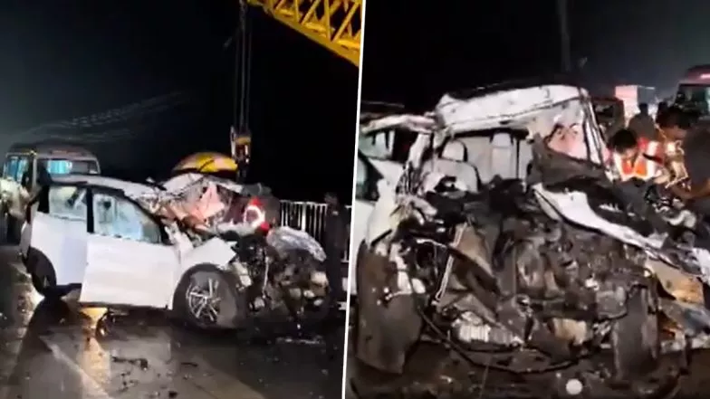 Five of a family killed in freak accident as SUV rams into a truck in MP