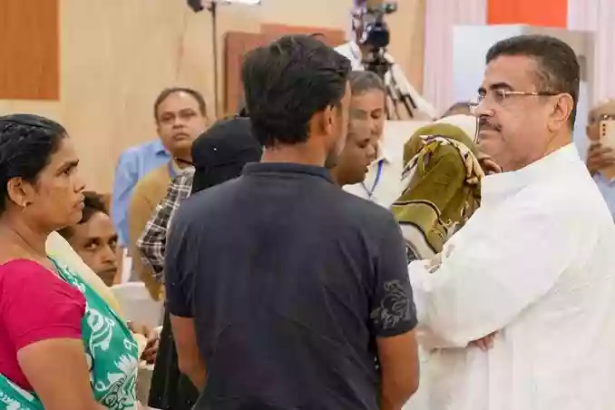 CM Suvendu distributes 10-lakh aid each to Taratala victims' kin; promises job, monthly pensions