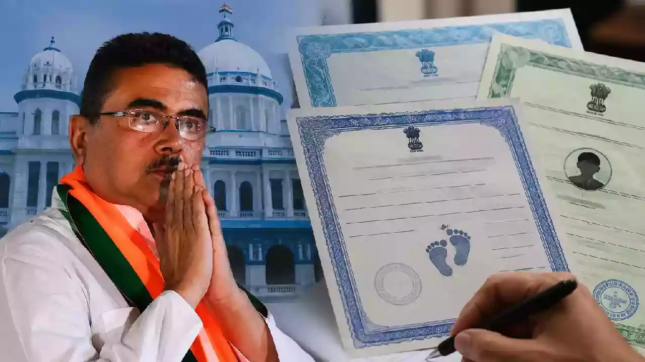 25% birth & death certificates issued during SIR in 3 border districts found fake, shows Suvendu Govt's data