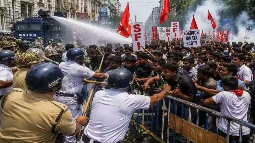 धर्मतल्ला हिंसा:पुलिस ने दर्ज किए 7 मामले, अब तक 9 हिरासत में, एक गिरफ्तार