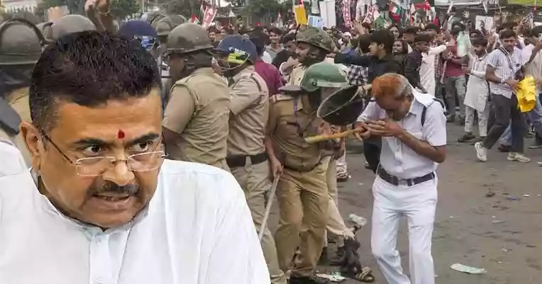 CM Suvendu calls NEET protest attackers 