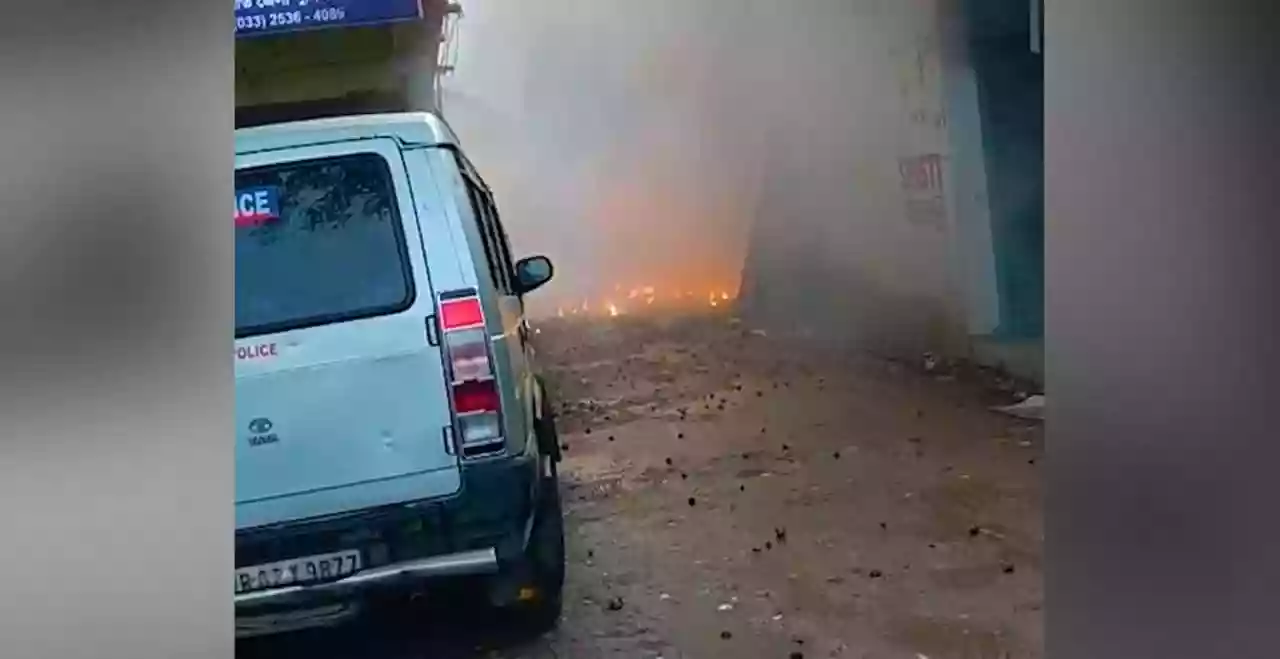Serial explosions rip through Barasat after seized crackers catch fire 